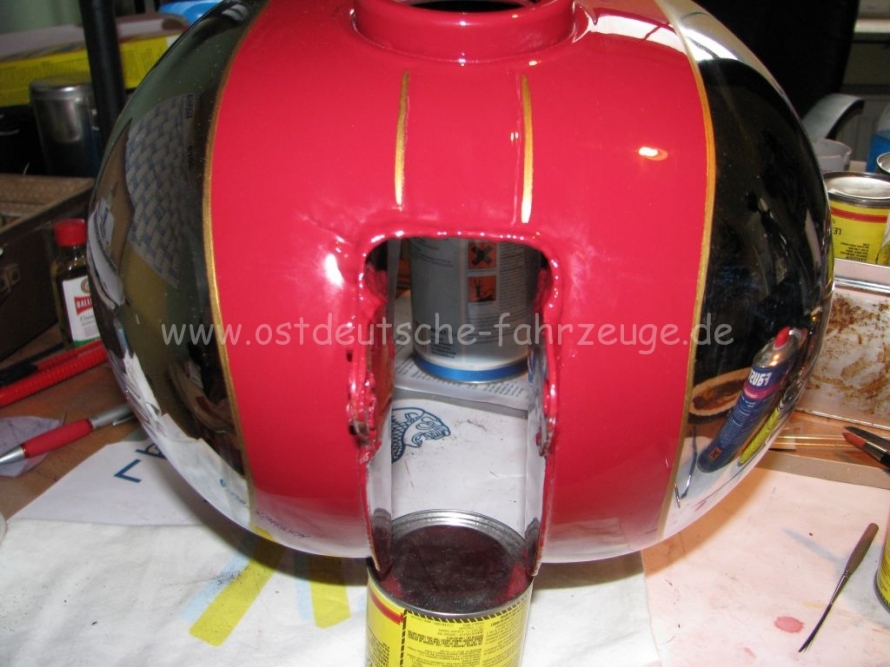 mit meiner Rettung des Lackierens
