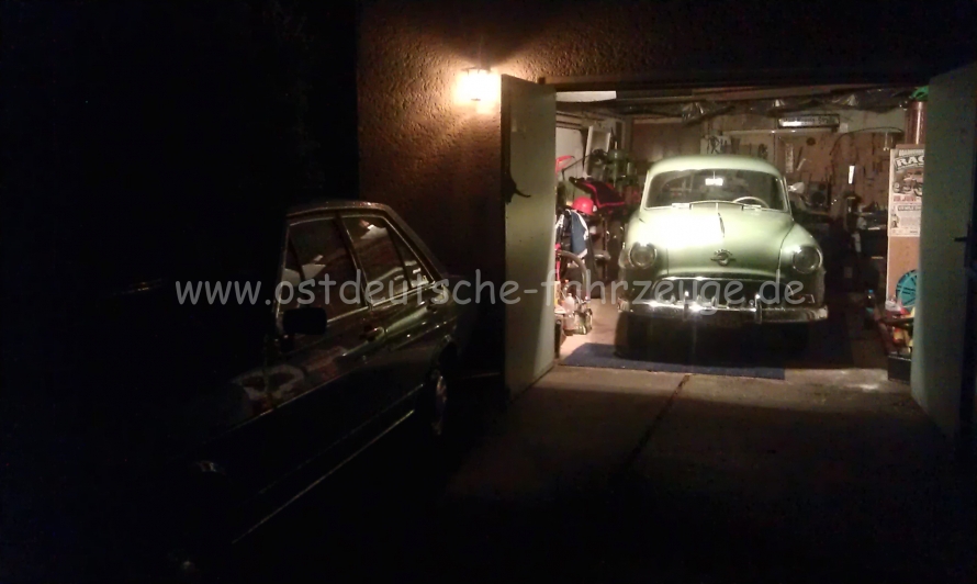 Keine Angst, als alle weg waren, wurde der Opel noch schön abgeledert!