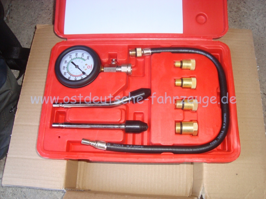 Ein Spielzeug, das ich mir für meine Große 650er Honda Dominator zugelegt habe, wird nun heute mal an der Schwalbe getestet..