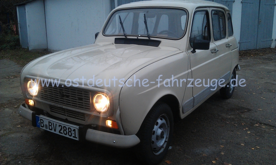 Renault R4 GTL 1100ccm 34PS 655Kg Leergewicht