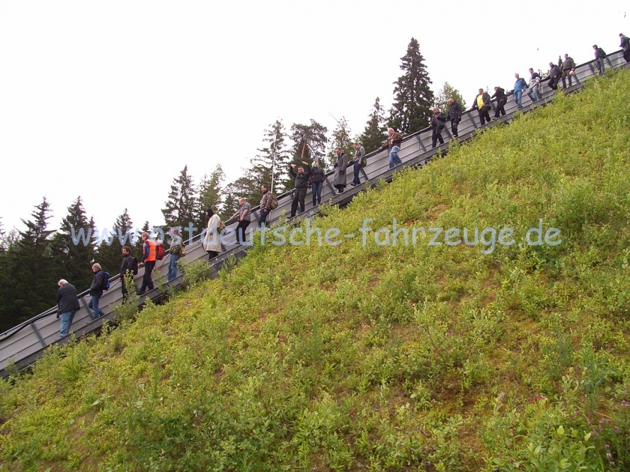 Relativ gesittet ging es zu Fuß wieder runter.Es war ein Bewegungsreicher Samstag