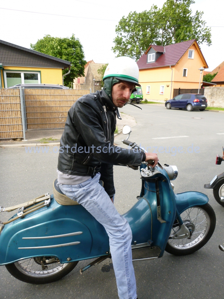 Steff untersuchte das Fahrverhalten von Andreas KR...