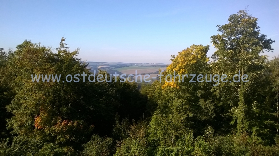 Noch ein letzter toller Blick von der Augustusburg Richtung Sudwest und ...