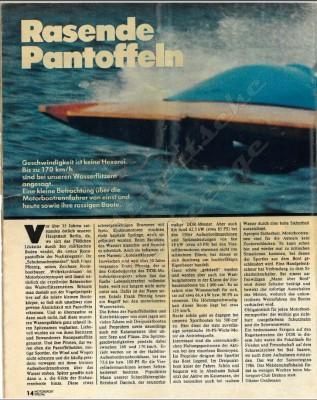 MOTORBOOT - Rasende Pantoffeln