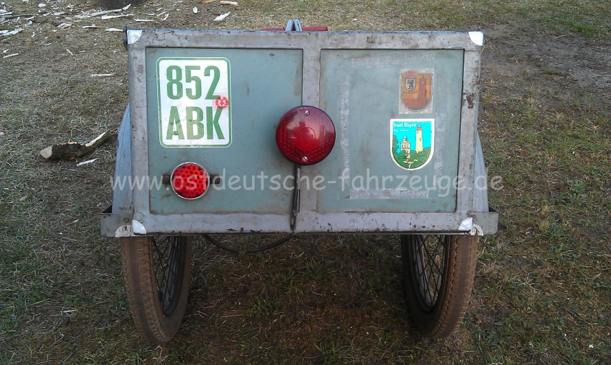 Rollka III von VEB Kema Görlitz: Ansicht von hinten